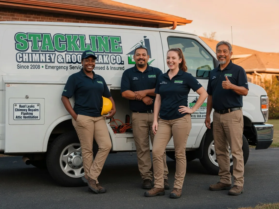 Chimney flashing repair company in Markham, TX